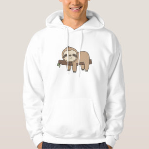 Sloth Funny Relaxed Cute Animals For Kids Hoodie