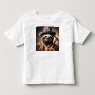 Sloth Gold Miner Toddler T-Shirt