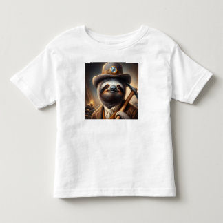 Sloth Gold Miner Toddler T-Shirt