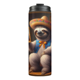 Sloth Grandpa Thermal Tumbler