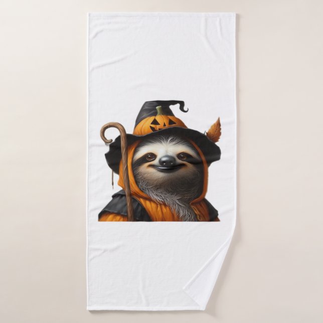 Sloth Halloween Classic T-Shirt Bath Towel (Bath Towel)