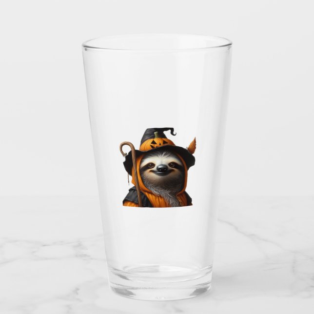 Sloth Halloween Classic T-Shirt Glass (Front)
