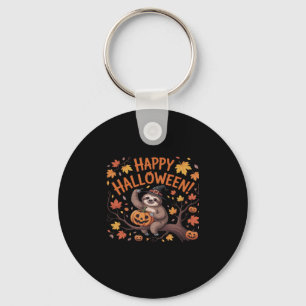 Sloth Halloween Day Classic T-Shirt Key Ring
