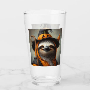 Sloth Halloween Glass