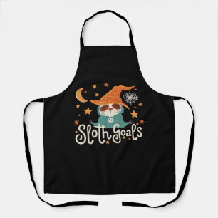 Sloth Halloween Goals Classic T-Shirt Apron