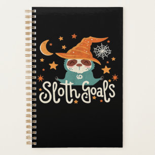Sloth Halloween Goals Classic T-Shirt Planner