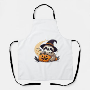 Sloth Halloween Motif Cute Classic T-Shirt Apron