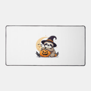 Sloth Halloween Motif Cute Classic T-Shirt Desk Mat