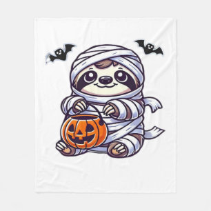 Sloth Halloween Mummy Kids Women Men Sloth Classic Fleece Blanket