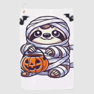 Sloth Halloween Mummy Kids Women Men Sloth Classic Golf Towel
