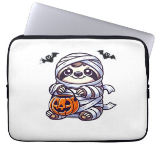 Sloth Halloween Mummy Kids Women Men Sloth Classic Laptop Sleeve