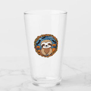 sloth, halloween, october, autumn, thanksgiving Ov Glass