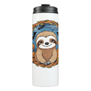 sloth, halloween, october, autumn, thanksgiving Ov Thermal Tumbler