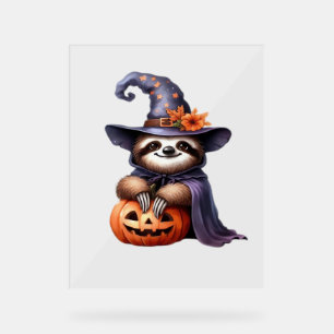Sloth Halloween Outfit Classic T-Shirt Acrylic Sign