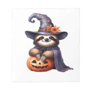 Sloth Halloween Outfit Classic T-Shirt Notepad