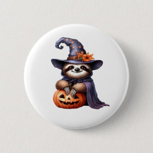 Sloth Halloween Pirate Kids Women Men Sloth Classi 6 Cm Round Badge