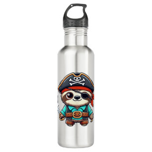 Sloth Halloween Pirate Kids Women Men Sloth Classi 710 Ml Water Bottle