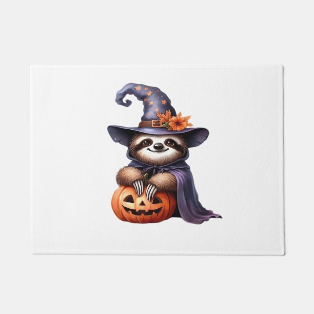 Sloth Halloween Pirate Kids Women Men Sloth Classi Doormat (Front)