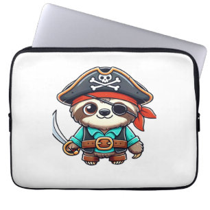 Sloth Halloween Pirate Kids Women Men Sloth Classi Laptop Sleeve