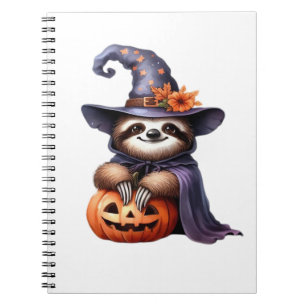 Sloth Halloween Pirate Kids Women Men Sloth Classi Notebook