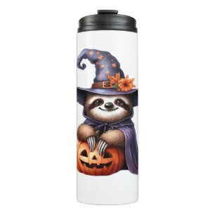 Sloth Halloween Pirate Kids Women Men Sloth Classi Thermal Tumbler