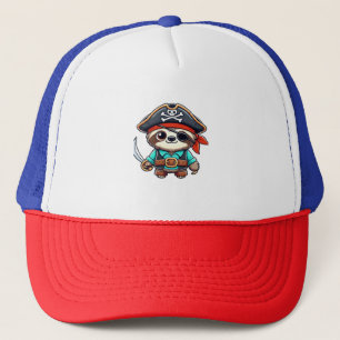 Sloth Halloween Pirate Kids Women Men Sloth Classi Trucker Hat