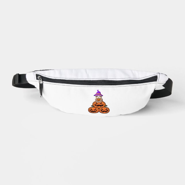 Sloth Halloween Premium T-Shirt Bum Bags (Front)