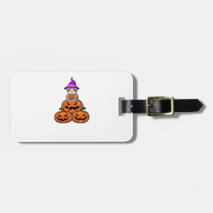 Sloth Halloween Premium T-Shirt Luggage Tag