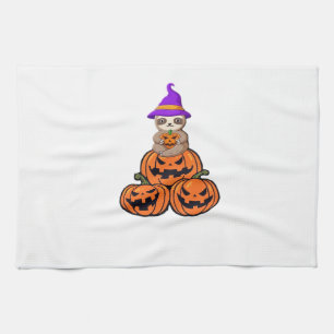 Sloth Halloween Premium T-Shirt Tea Towel