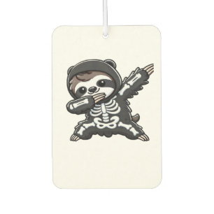 Sloth Halloween Skeleton Kids Women Men Sloth Clas Car Air Freshener
