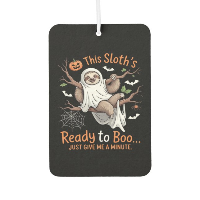 Sloth Halloween Sloths Cute Bat Vampire Essential  Car Air Freshener (Front)