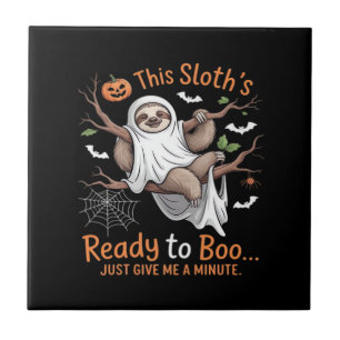 Sloth Halloween Sloths Cute Bat Vampire Essential  Ceramic Tile