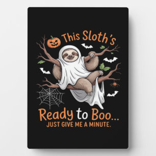 Sloth Halloween Sloths Cute Bat Vampire Essential Plaque