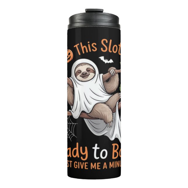 Sloth Halloween Sloths Cute Bat Vampire Essential  Thermal Tumbler (Front)