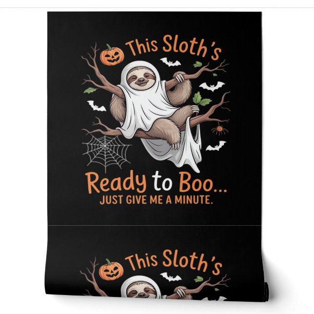 Sloth Halloween Sloths Cute Bat Vampire Essential  Wallpaper (Unrolling)