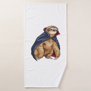 Sloth Halloween Vampire Classic T-Shirt Bath Towel