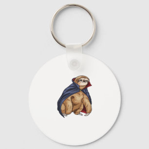 Sloth Halloween Vampire Classic T-Shirt Key Ring