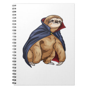 Sloth Halloween Vampire Classic T-Shirt Notebook