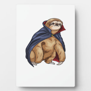Sloth Halloween Vampire Classic T-Shirt Plaque