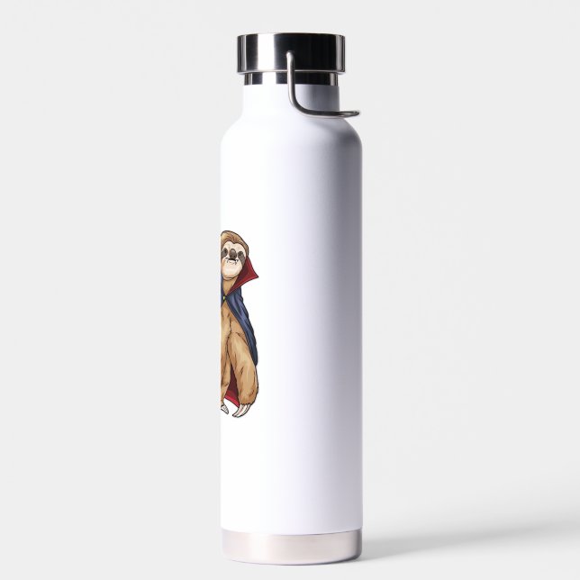 Sloth Halloween Vampire Classic T-Shirt Water Bottle (Left)