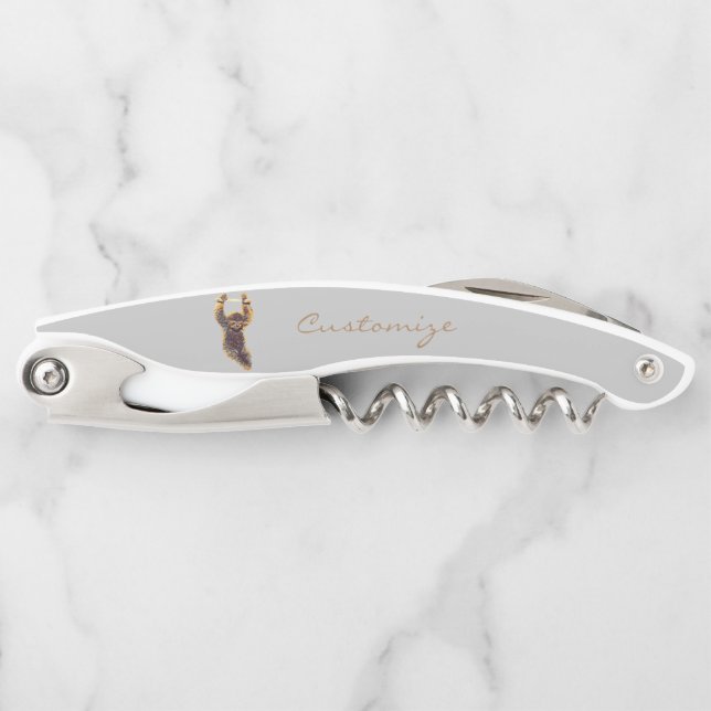 Sloth Hanging Out Thunder_Cove Corkscrew (Front)