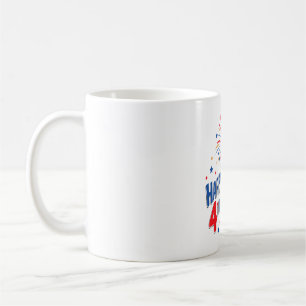 Sloth Happy 4th Rocket Fireworks USA Coffee Mug