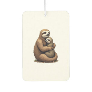 Sloth Heritage Print Engraving Shirt 3 Car Air Freshener