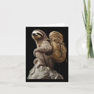 Sloth Hiking Card