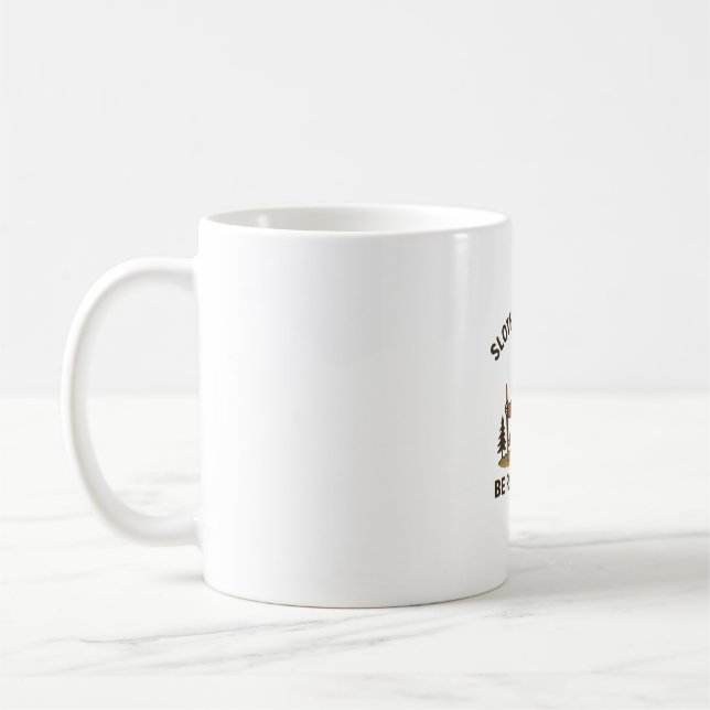 Sloth Hiking Team � Be Right Back  Funny Sloth T-S Coffee Mug (Left)