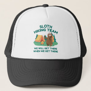 Sloth Hiking Team Trucker Hat