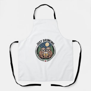 Sloth Hiking with Drinking Team Apron