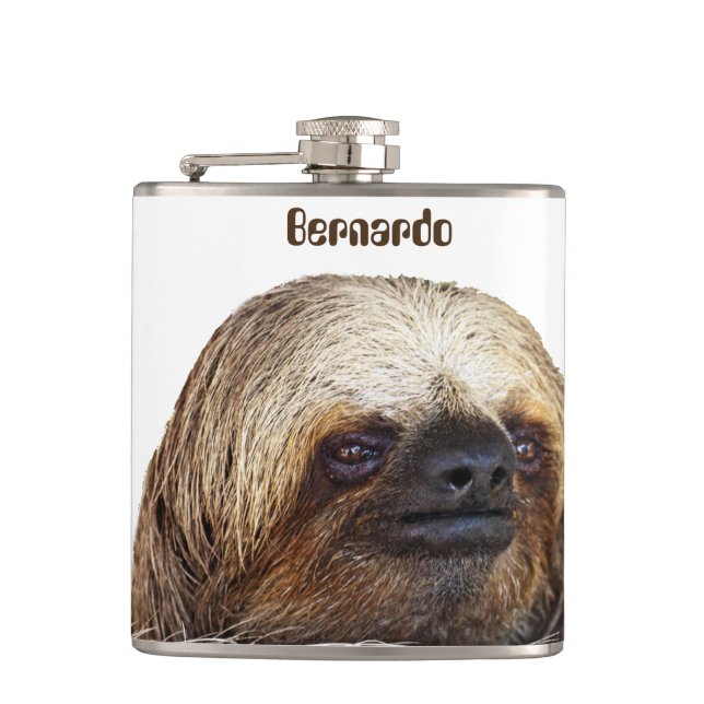 Sloth Hip Flask (Front)