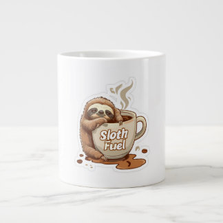 Sloth holding a cute cup