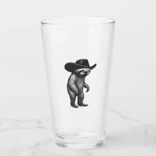 Sloth Howdy Sloth Glass